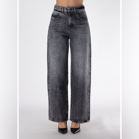 Icon Denim Medium Wash Grey Poppy Jeans Donna